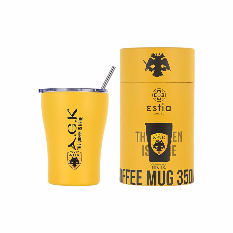 Estia Θερμός Coffee Mug ”AEK BC Edition” 350ml 00-13271